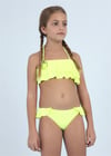 Mayoral Kız Çocuk Fırfırlı Bikini Sarı 6752