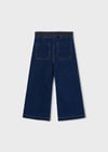 Mayoral Kız Çocuk Geniş Paça Denim Pantolon Lacivert 4523