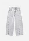 Mayoral Kız Çocuk Geniş Paça Denim Pantolon Gri 6552