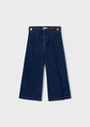 Mayoral Kız Çocuk Geniş Paça Denim Pantolon Lacivert 4523