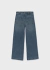 Mayoral Kız Çocuk Geniş Paça Denim Pantolon Mavi 7503