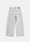 Mayoral Kız Çocuk Geniş Paça Denim Pantolon Gri 6552