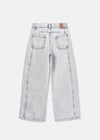 Mayoral Kız Çocuk Geniş Paça Denim Pantolon Gri 6552