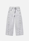 Mayoral Kız Çocuk Geniş Paça Denim Pantolon Gri 6552