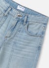 Mayoral Kız Çocuk Geniş Paça Jean Pantolon Mavi 6538