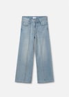 Mayoral Kız Çocuk Geniş Paça Jean Pantolon Mavi 6538