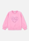 Mayoral Kız Çocuk İşlemeli Sweatshirt Pembe 3449