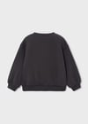 Mayoral Kız Çocuk Kabartmalı Sweatshirt Siyah 4407