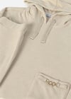 Mayoral Kız Çocuk Kapüşonlu Sweatshirt Alt Takım Bej 7531