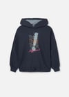 Mayoral Kız Çocuk Kapüşonlu Sweatshirt Petrol 7425