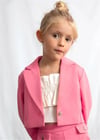 Mayoral Kız Çocuk Kısa Blazer Ceket Pembe 3451