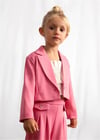 Mayoral Kız Çocuk Kısa Blazer Ceket Pembe 3451