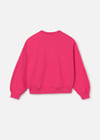 Mayoral Kız Çocuk Metalik Desenli Sweatshirt Pembe 6402