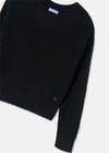Mayoral Kız Çocuk Pullu Kazak Siyah 7303