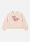 Mayoral Kız Çocuk Pullu Sweatshirt Krem 4408