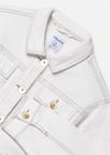 Mayoral Kız Çocuk Püsküllü Denim Ceket Krem 6407