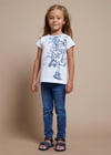 Mayoral Kız Çocuk Skinny Fit Jean Kot Pantolon Lacivert 548