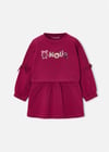Mayoral Kız Çocuk Sweatshirt Elbise Takım Mürdüm 4917
