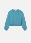 Mayoral Kız Çocuk Sweatshirt Turkuaz 6401