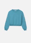 Mayoral Kız Çocuk Sweatshirt Turkuaz 6401