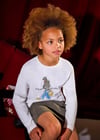 Mayoral Kız Çocuk Uzun Kol Sweatshirt Ekru 7019