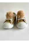 Merli&Rose Kız Çocuk Fun Sneaker Simli Ayakkabı Gold 603-P(B)-20