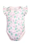Miny Center Kız Bebek 2'li Kısa Kollu Çıtçıtlı Body Pembe MNT23K031