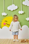 Miny Center Kız Bebek Ceket Beyaz MNT24K003