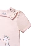 Miny Center Kız Bebek Tshirt Pembe MNT23K161