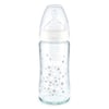 Nuk Fc Plus Isı Göstergeli Cam Biberon 240 Ml Beyaz 745124