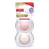 Nuk Genius Silikon Yenidoğan 2'li Emzik Kız 0-2 Ay Kutulu 730191 Pembe-Beyaz