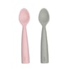 Oioi Nam Nam 2'li Silikon Kaşık Pinky Pink/Powder Grey 1140017
