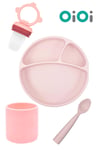 Oioi Pembe Mega Silikon Bebek Beslenme Set