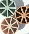 Oioi Slices Silikon Kek Kalıbı Woody Brown 101200013