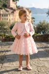 Pamina Kız Bebek Bolero Elbise Takım Pembe 36361