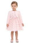 Pamina Kız Bebek Bolero Elbise Takım Pembe 36361