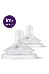 Philips Avent  Doğal Tepkili 2'li Biberon Emziği 3 No 1+ Ay SCY963/02
