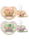 Philips Avent Kız Bebek 2'li Ultra Air 0-6 Ay Emzik Scf085/13