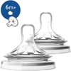Philips Avent Natural Biberon Emziği Y Kesik 6m+ 2li SCF046/27