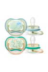 Philips Avent Ultra Air Gece 2'li Emzik Erkek 0-6  Ay Scf376/18