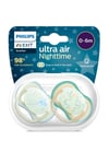 Philips Avent Ultra Air Gece 2'li Emzik Erkek 0-6  Ay Scf376/18