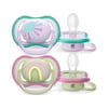 Philips Avent Ultra Aır Kız Bebek 2'li 0-6 Ay Emzik Scf085/59