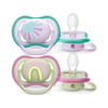 Philips Avent Ultra Aır Kız Bebek 2'li 0-6 Ay Emzik Scf085/59