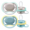 Philips Avent Ultra Air Silikon Emzik 18+ Ay Bej SCF349/01