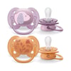 Philips Avent Ultra Soft Yumuşak Emzik 2'li 6-18+ Ay Kız Scf091/18