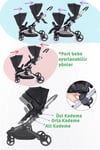 Prego 2071 İbiza Pro İKİZ BEBEK ARABASI SİYAH