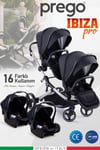 Prego 2071 İbiza Pro Travel Sistem İkiz Bebek Arabası