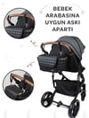 Prego Bella Bebek Bakım Çantası Siyah 3080