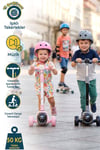 Prego Flow Müzikli Işıklı Oturaklı Scooter Gri K604