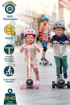 Prego Flow Müzikli Işıklı Oturaklı Scooter Yeşil K604